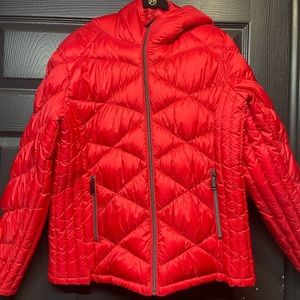 Michael kors red jacket sizeXL like  new!